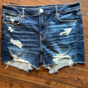 AE next level stretch jean shorts